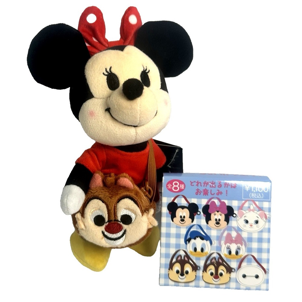 Disney Store Japan Dale Nuigurumi Pochette nuiMOs‎ Zipper Crossbody Bag
